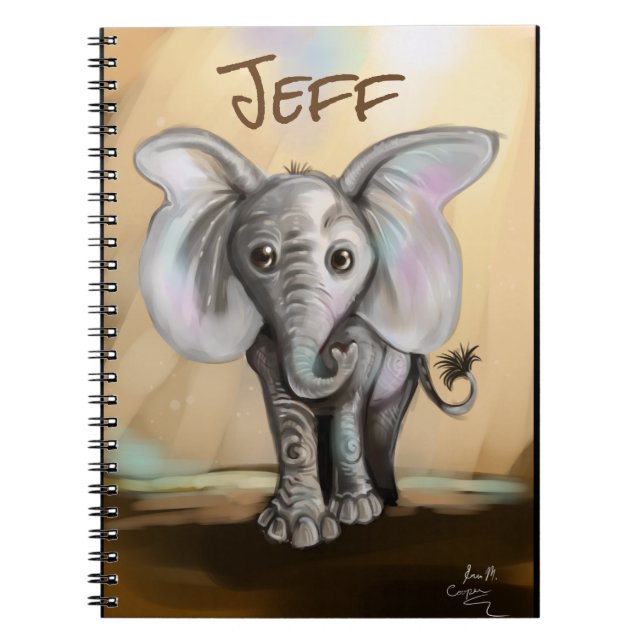 Cuaderno Elefante bebé (Frente)