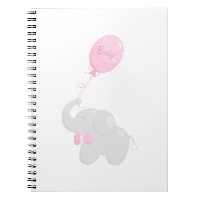 Cuaderno Elefante con globo (Frente)
