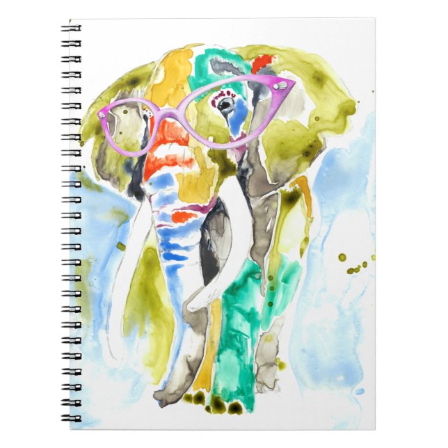 Cuaderno Elefante de pantalones inteligentes (Frente)