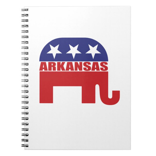 Cuaderno Elefante del republicano de Arkansas (Frente)