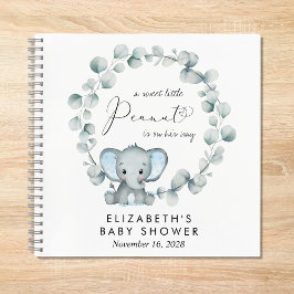 Cuaderno Elefante Eucalyptus Baby Boy Shower