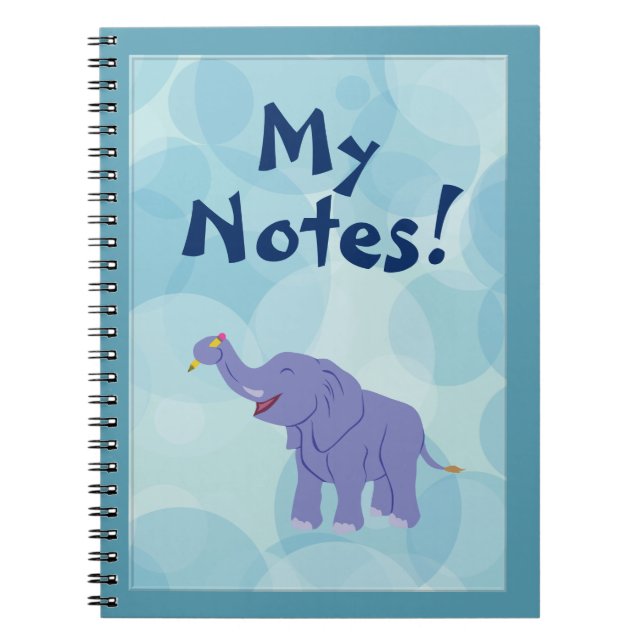 Cuaderno Elefante feliz (Frente)