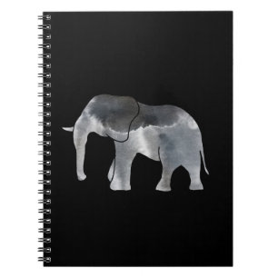 Cuaderno Elefante gris de la acuarela