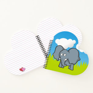 Cuaderno Elefante gris Personalizado
