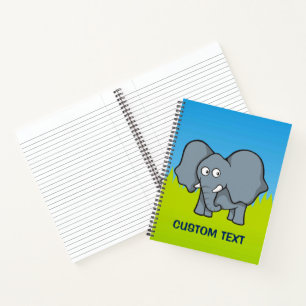 Cuaderno Elefante gris Personalizado