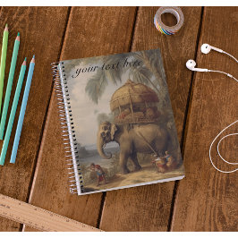 Cuaderno Elefante Imperial Personalizado y Howdah Real