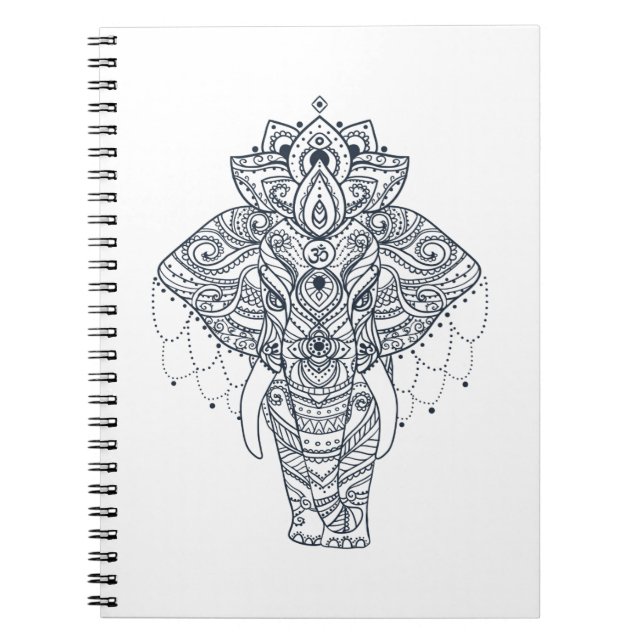 Cuaderno Elefante inspirado (Frente)