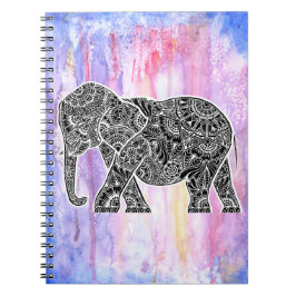 Cuaderno Elefante invertido en acuarela