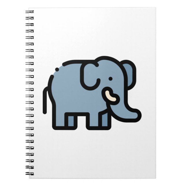 Cuaderno Elefante pequeño (Frente)