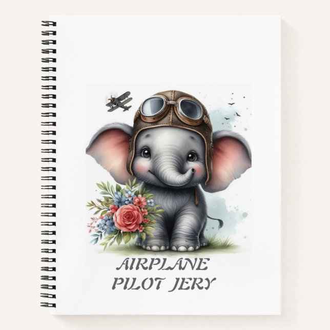 Cuaderno Elefante piloto (Anverso)