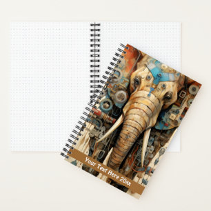 Cuaderno Elefante Steampunk