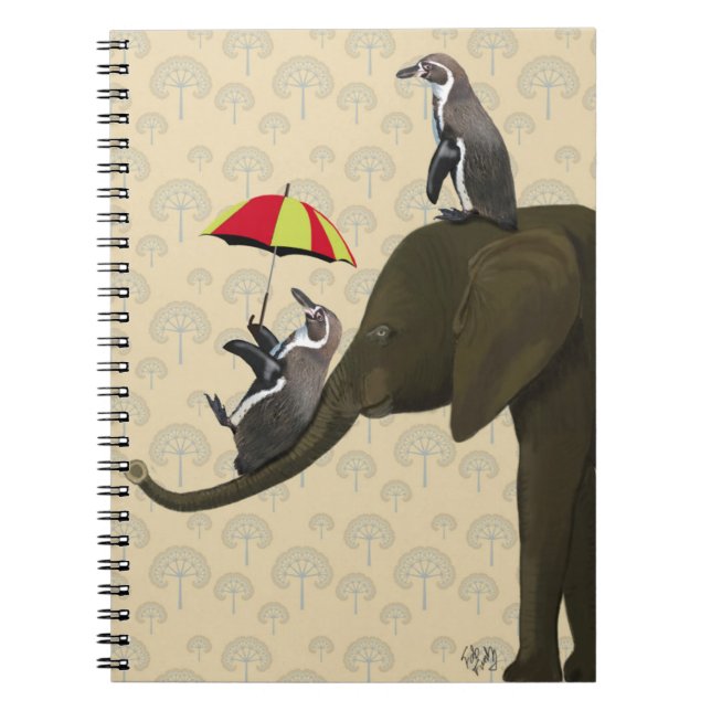 Cuaderno Elefante y pingüinos (Frente)