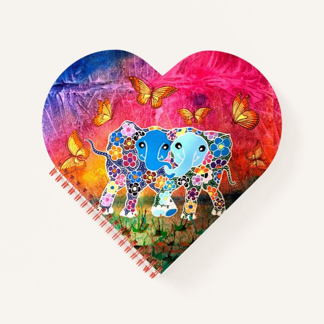 Cuaderno Elefantes bailables (Anverso)