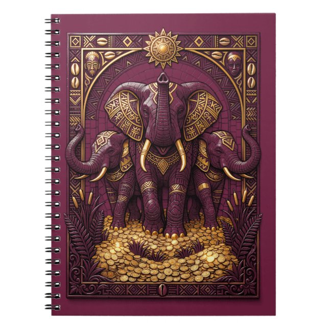 Cuaderno Elefantes de la Abundancia (Frente)