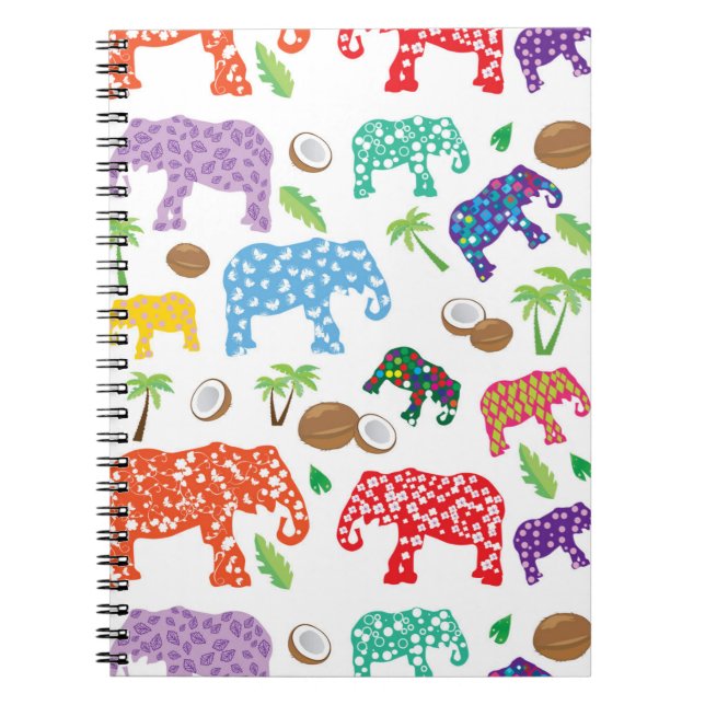 Cuaderno Elefantes tropicales (Frente)