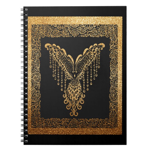 Cuaderno Elegancia de Golden Phoenix (Frente)