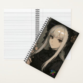 Cuaderno Elegancia de la Doncella del Estándar de la Flor d