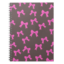 Cuaderno Elegancia de moda: arcos rosados en negro