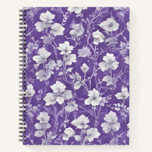 Cuaderno Elegancia en Plata y Violeta