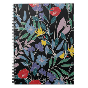 Cuaderno Elegancia Floral: Fondo abstracto vintage