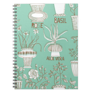 Cuaderno Elegancia Floral: Un Patrón Impermeable.