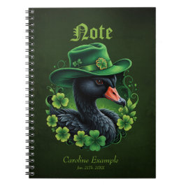 Cuaderno Elegancia irlandesa, el cisne negro de San Patrici