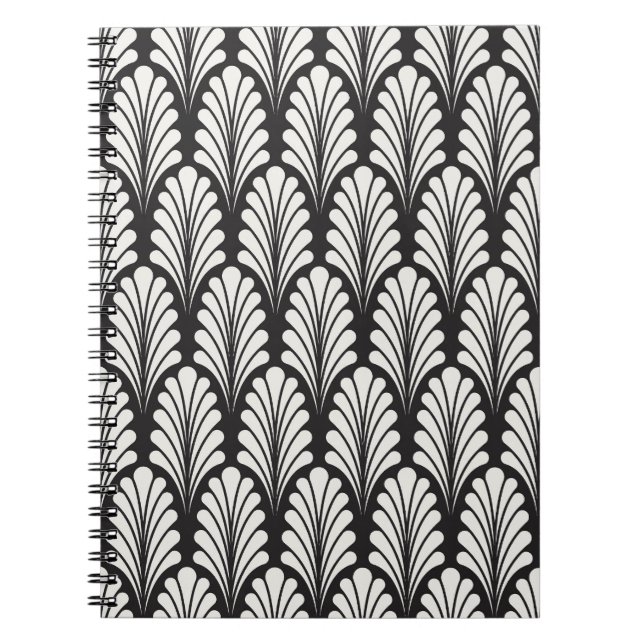 Cuaderno Elegancia japonesa: Patrón de cosecha ornamental (Frente)