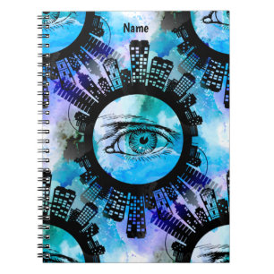 Cuaderno Elegancia mística en estilo urbano contemporáneo