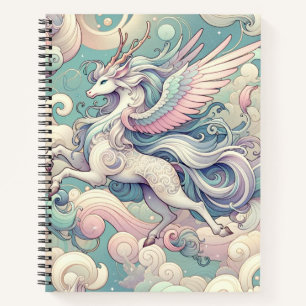 Cuaderno Elegancia mística: los susurros del Pastel Kirin