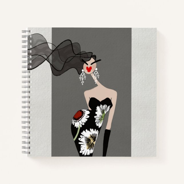 Cuaderno Elegancia Moda develada (Anverso)