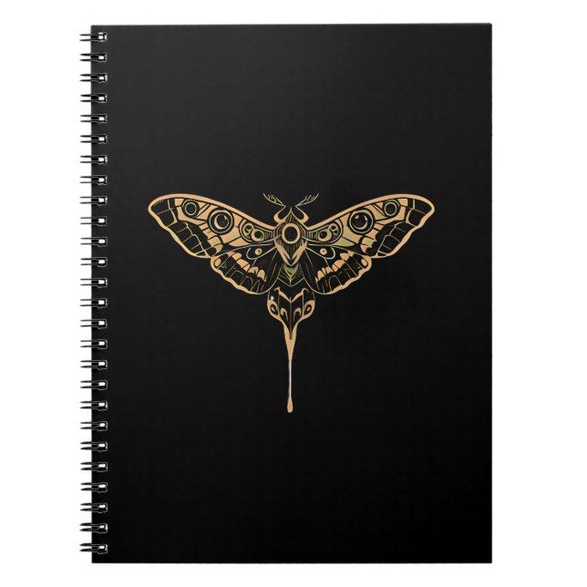 Cuaderno Elegancia Oscura Noir & Oro (Frente)