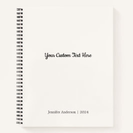 Cuaderno Elegancia personalizada Sencillo Sólido de piedra 