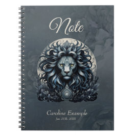 Cuaderno Elegancia real, majestuosa mirada ornamentada cabe
