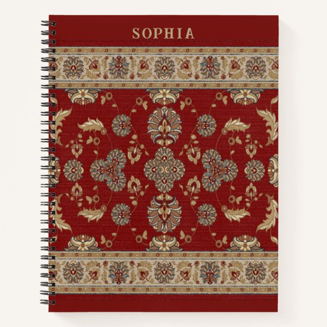 Cuaderno Elegancia sin tiempo nombre del tejido clásico de  (Anverso)