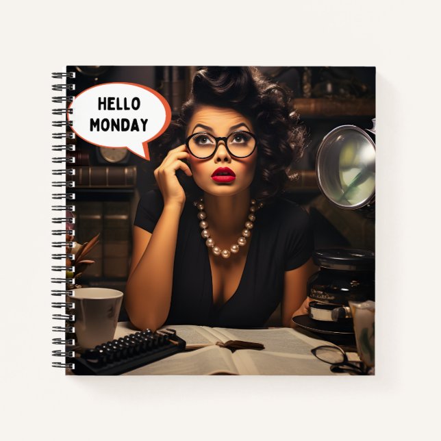 Cuaderno Elegancia vintage eterna para los modernos melanad (Anverso)