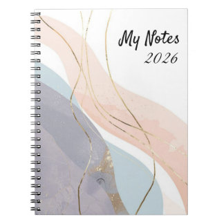 Cuaderno Elegant Abstract Gold Foil Professional Notebook