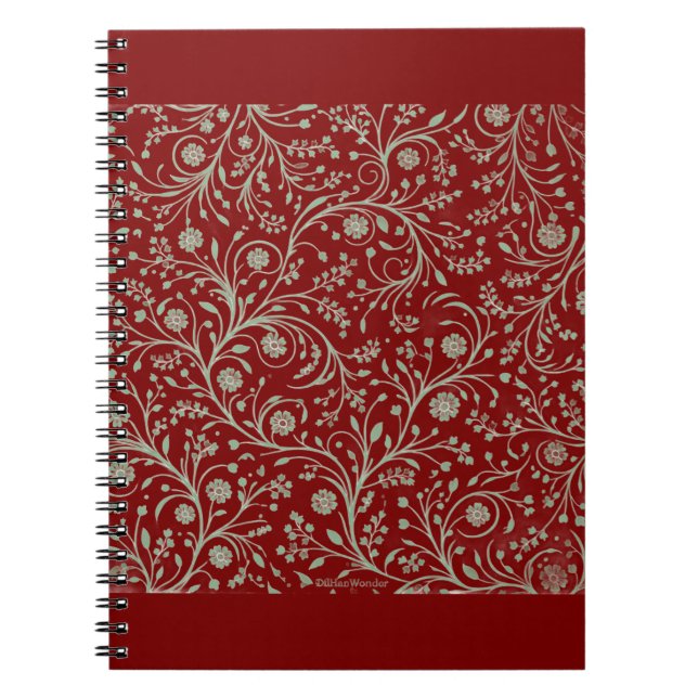 Cuaderno Elegant Botanical Floral Pattern – Minimal Nature  (Frente)