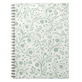 Cuaderno Elegant Botanical Floral Pattern – Minimal Nature 