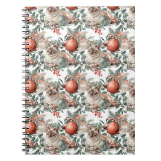 Cuaderno Elegant Christmas Cat