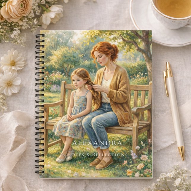 Cuaderno Elegant Custom Name Mother & Daughter Journal (Subido por el creador)