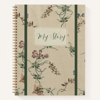 Cuaderno Elegant Floral Antique Pattern