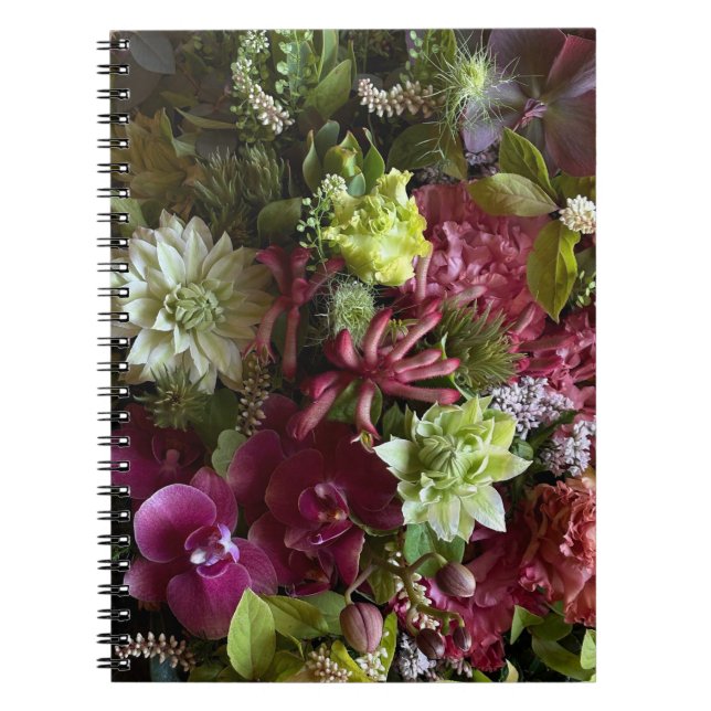 Cuaderno Elegant Floral Arrangement Botanical Notebook (Frente)