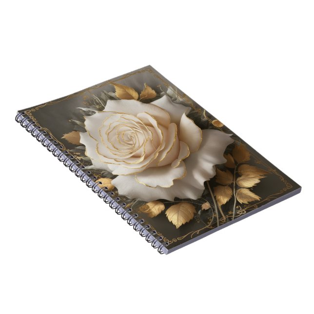 Cuaderno Elegant Floral Art Design  (Lado Derecho)