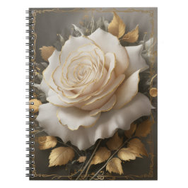 Cuaderno Elegant Floral Art Design 