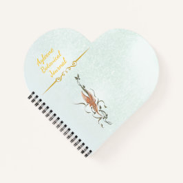 Cuaderno Elegant Golden Floral Vine Spiral Photo Notebook