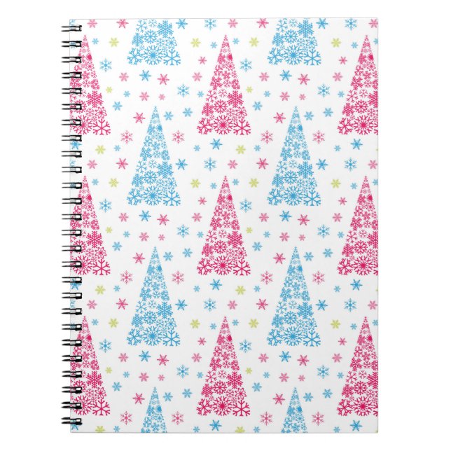 Cuaderno Elegant Modern Christmas tree (Frente)