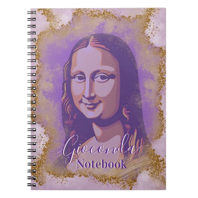 Cuaderno Elegant Pastel Gioconda Leonardo Da Vinci (Frente)