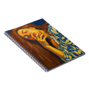 Cuaderno Elegant Portrait Oil Painting Photo Notebook