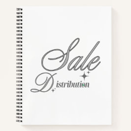 Cuaderno  Elegant Silver Script Professional Journal Notebo