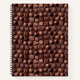 Cuaderno Elegant Simple Stylish Modern Trendy Chocolate